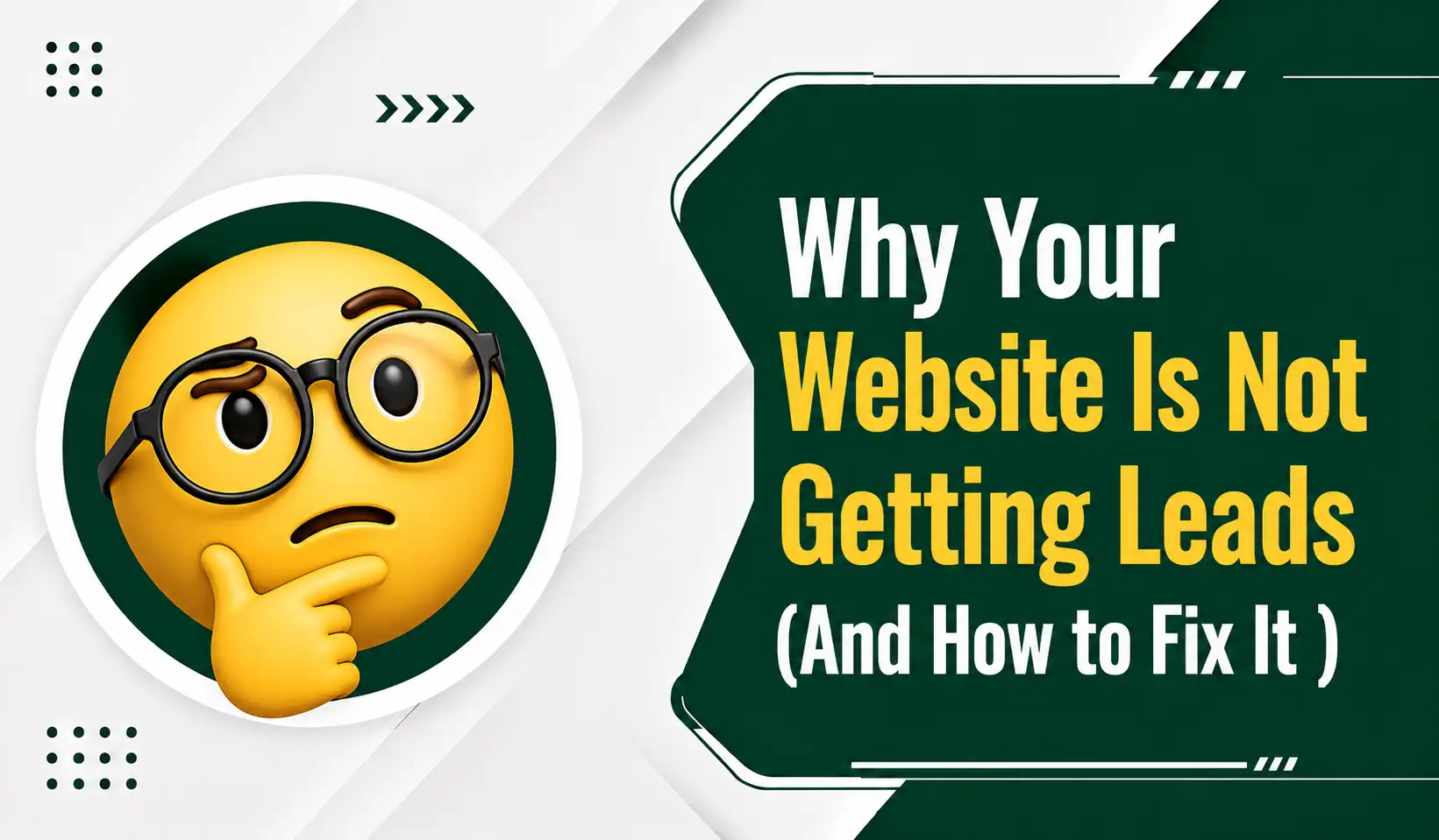 Why Your Website Is Not Getting Leads - SEO Guide by Muhammed Sahad ✅